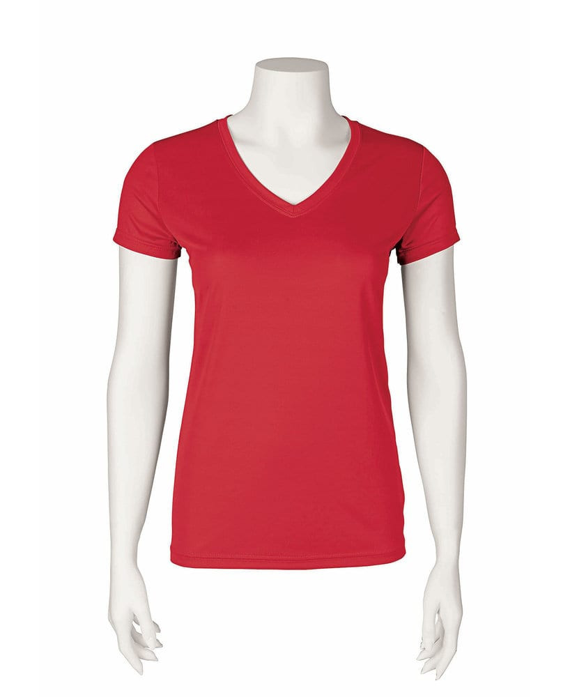 Paragon 203 - Remera de rendimiento en cuello en V para mujer