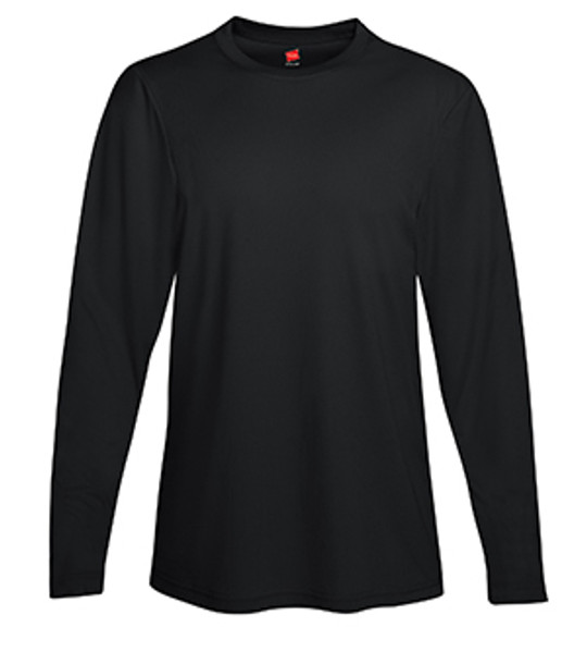 Hanes 482L - Camiseta de Manga Larga de Rendimiento Cool Dri para Adultos