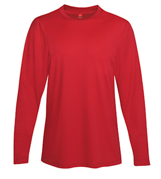 Hanes 482L - Camiseta de Manga Larga de Rendimiento Cool Dri para Adultos