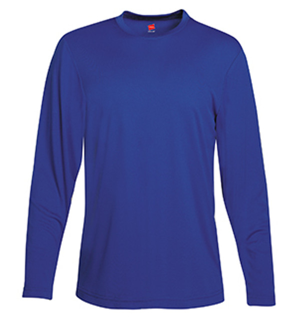 Hanes 482L - Adult Cool Dri Long Sleeve Performance Tee
