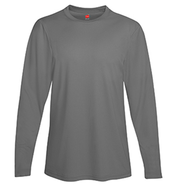 Hanes 482L - Adult Cool Dri Long Sleeve Performance Tee