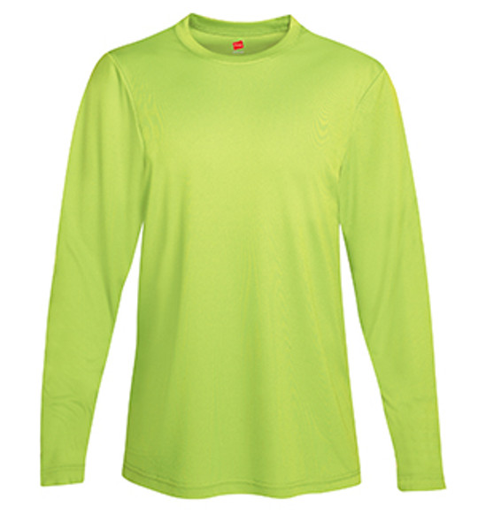 Hanes 482L - Camiseta de Manga Larga de Rendimiento Cool Dri para Adultos
