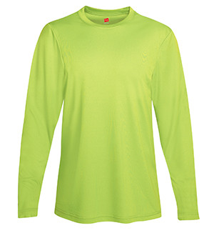 Hanes 482L - Adult Cool Dri Long Sleeve Performance Tee