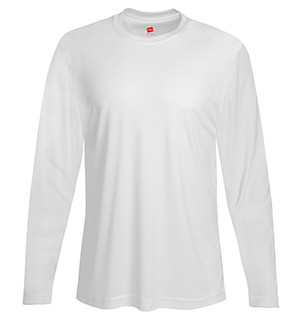 Hanes 482L - Adult Cool Dri Long Sleeve Performance Tee