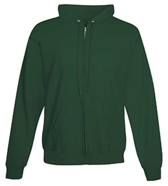 Hanes P180 - Sudadera con Capucha de Cremallera Completa para Adultos Ecosmart
