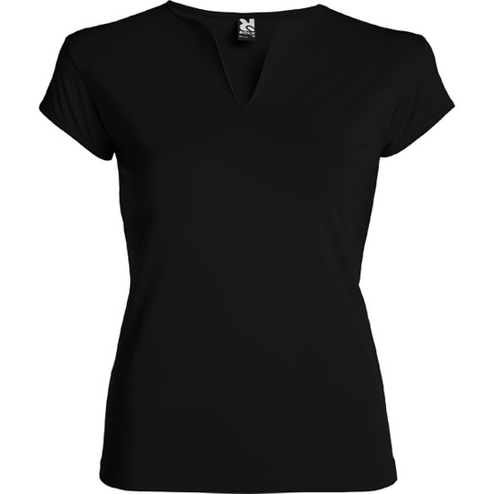 Roly CA6532 - Belice Tailliertes Kurzarm T-Shirt mit Rundhalsausschnitt