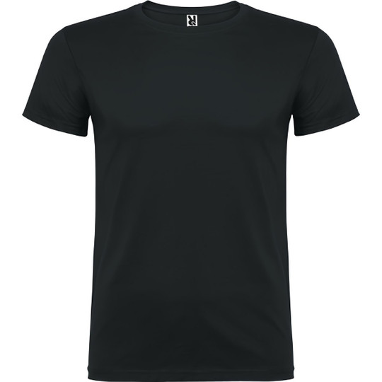 Roly CA6554 - Beagle Kurzarm-T-Shirt mit Doppeltem Rundhalsausschnitt mit Elastan