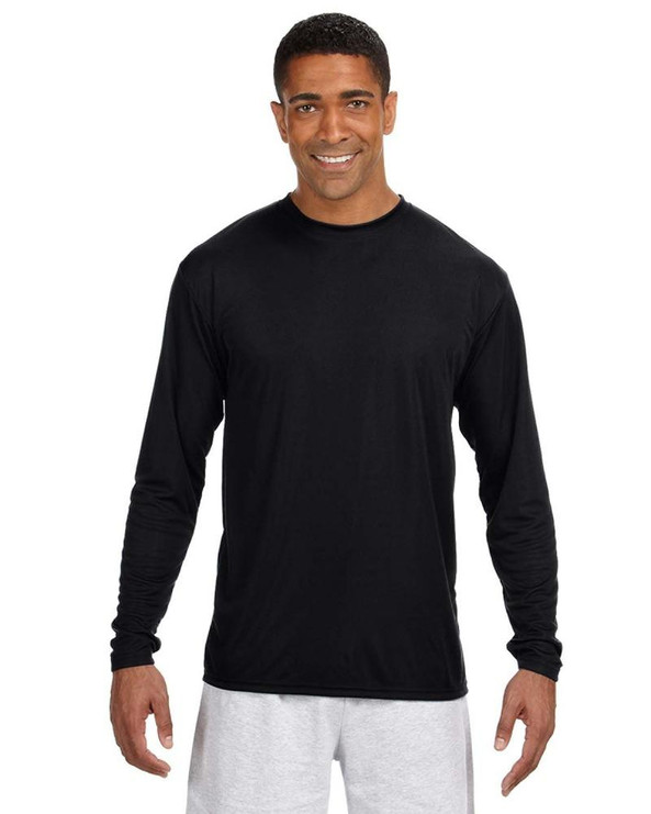 A4 N3165 - Remera de manga larga y cuello redondo