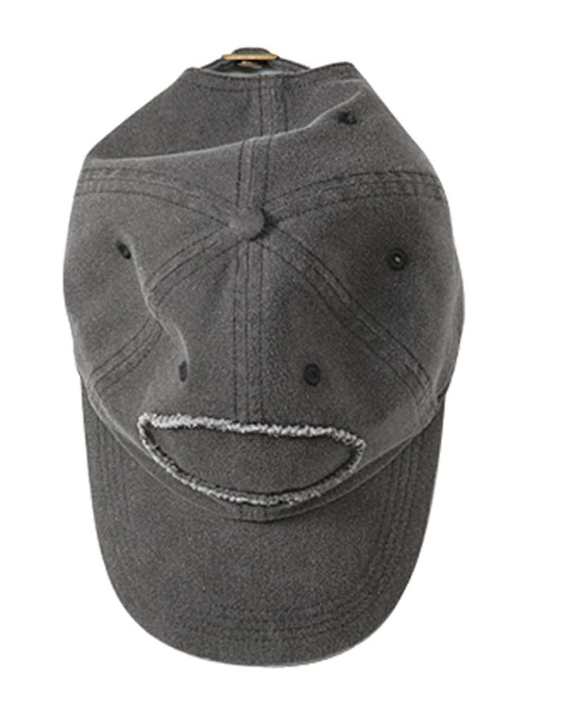 Authentic Pigment 1917 - Gorra de béisbol con parche de borde sin rematar teñida con Pigmento.