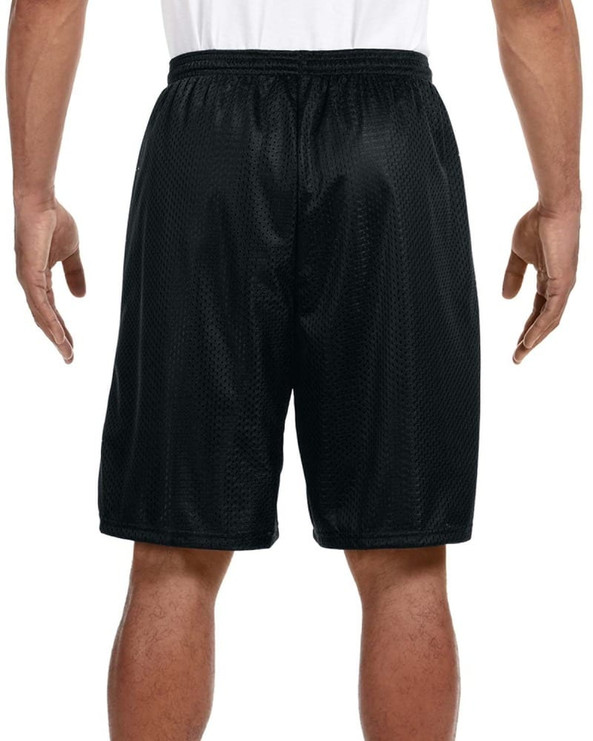 A4 N5296 - Lined 9" Inseam Tricot Mesh Shorts