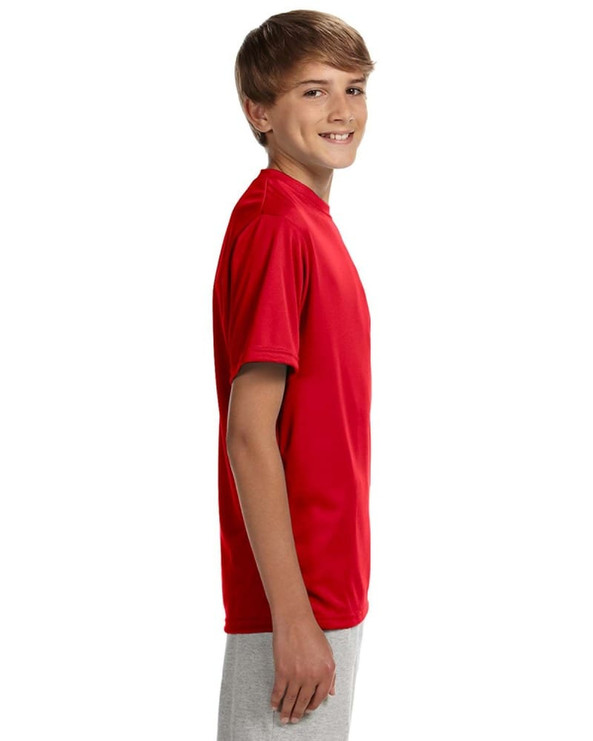 A4 NB3142 - Youth Shorts Sleeve Cooling Performance Crew Shirt