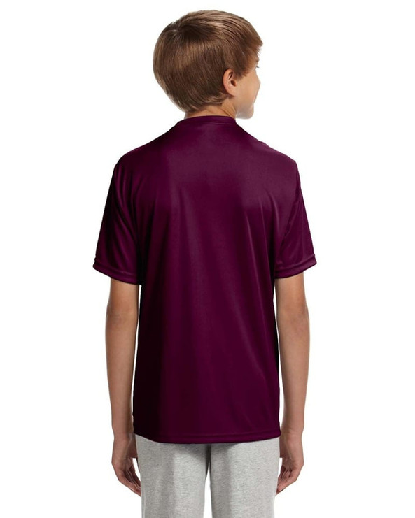 A4 NB3142 - Remera de cuello redondo y manga corta para jóvenes