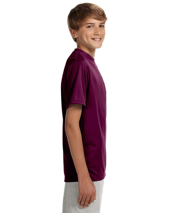 A4 NB3142 - Remera de cuello redondo y manga corta para jóvenes