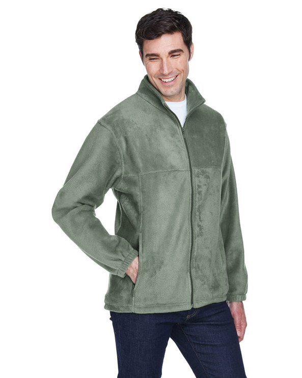 Harriton M990 - Men's 8 oz. Full-Zip Fleece