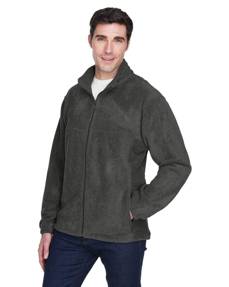 Harriton M990 - Men's 8 oz. Full-Zip Fleece