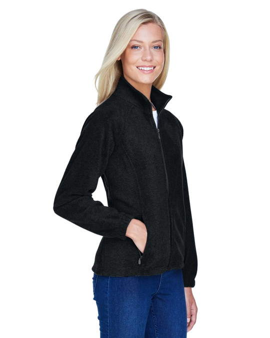 Harriton M990W - Damas 8 oz. Full-Zip Fleece