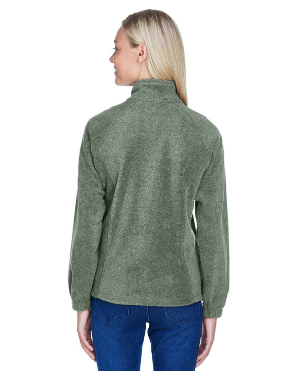 Harriton M990W - Ladies 8 oz. Full-Zip Fleece