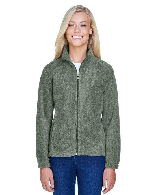 Harriton M990W - Damas 8 oz. Full-Zip Fleece
