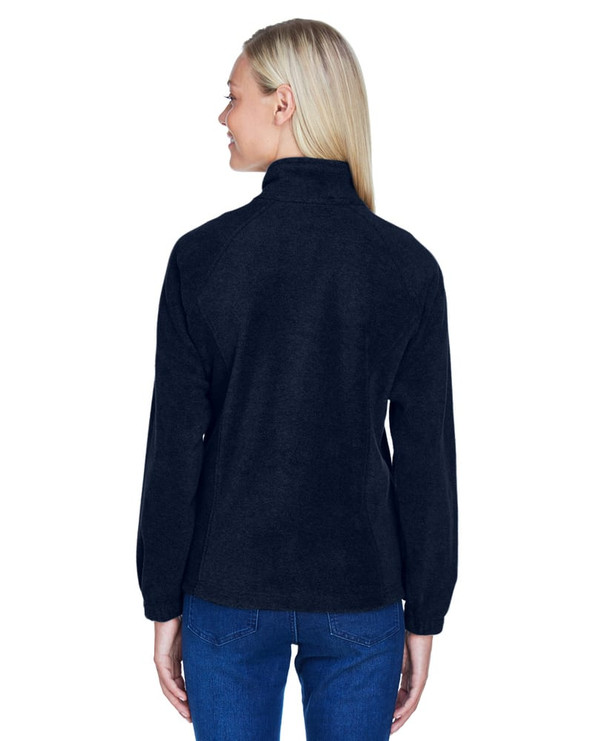 Harriton M990W - Ladies 8 oz. Full-Zip Fleece