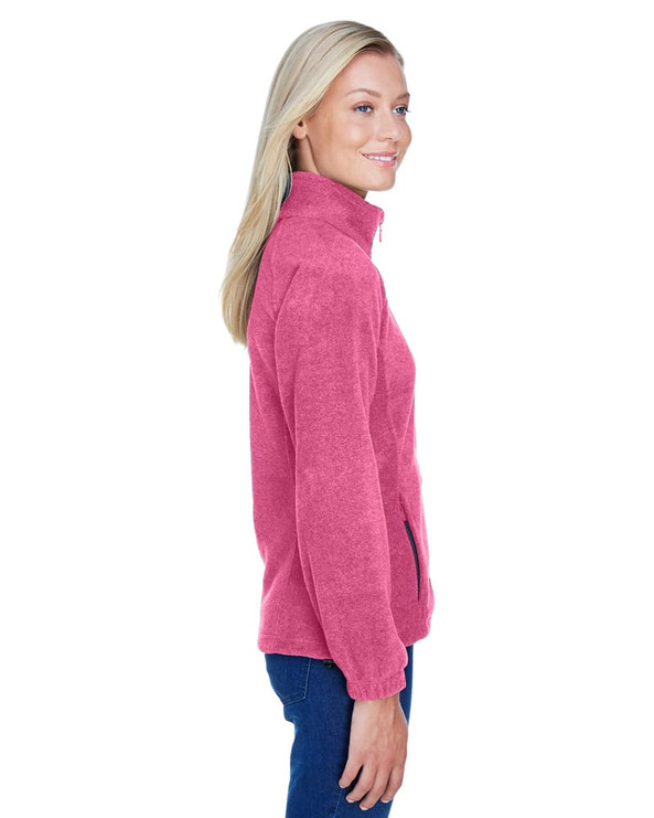 Harriton M990W - Ladies 8 oz. Full-Zip Fleece