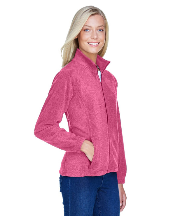 Harriton M990W - Ladies 8 oz. Full-Zip Fleece
