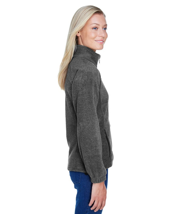 Harriton M990W - Ladies 8 oz. Full-Zip Fleece
