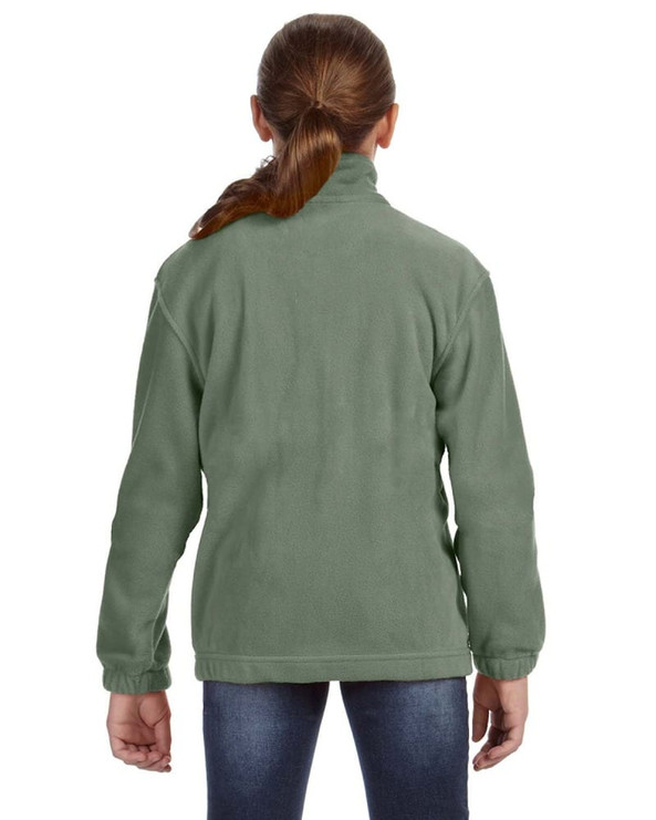 Harriton M990Y - Youth 8 oz. Full-Zip Fleece