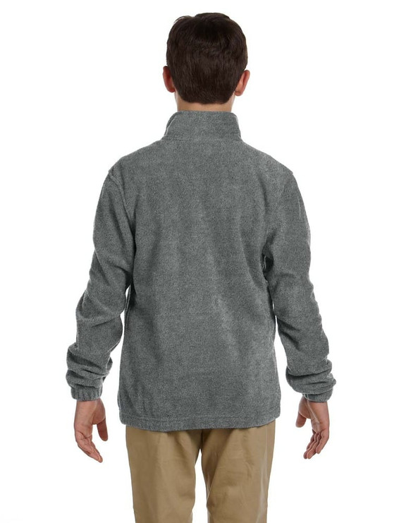 Harriton M990Y - Youth 8 oz. Full-Zip Fleece