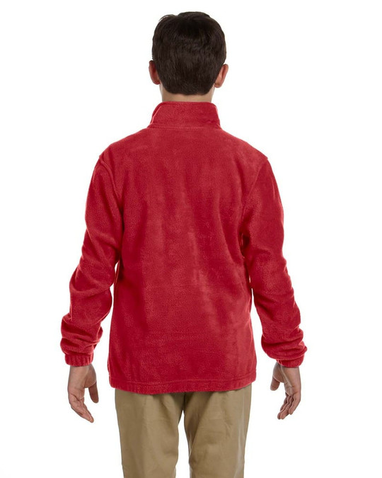 Harriton M990Y - Juvenil 8 oz. Full-Zip Fleece