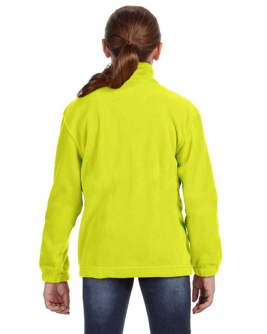 Harriton M990Y - Youth 8 oz. Full-Zip Fleece