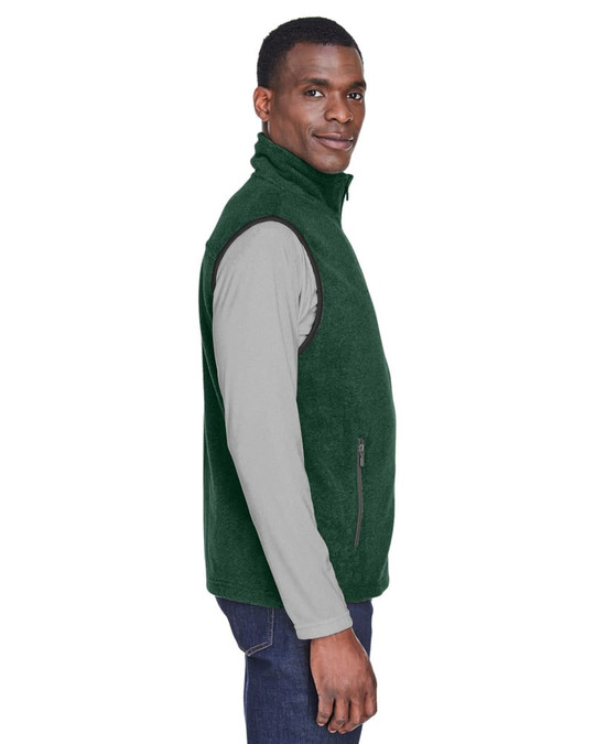 Harriton M985 - Chaleco de forro polar de 8 oz.
