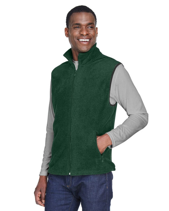 Harriton M985 - Chaleco de forro polar de 8 oz.