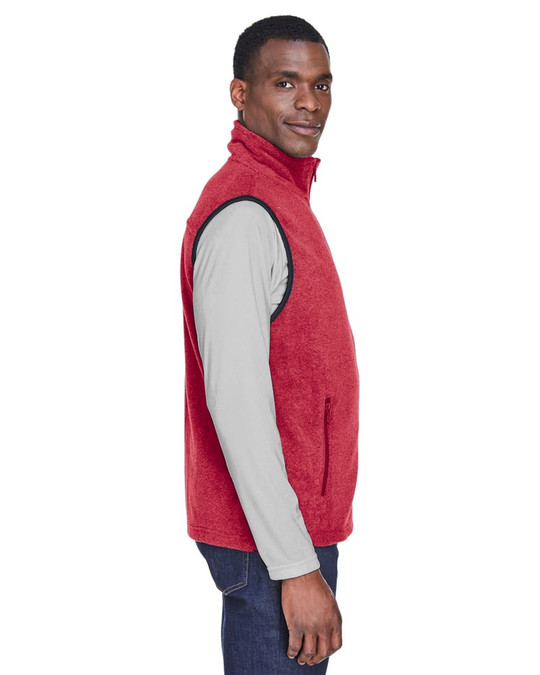 Harriton M985 - Chaleco de forro polar de 8 oz.