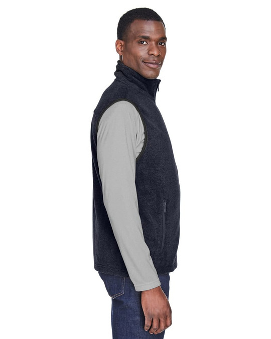 Harriton M985 - Chaleco de forro polar de 8 oz.