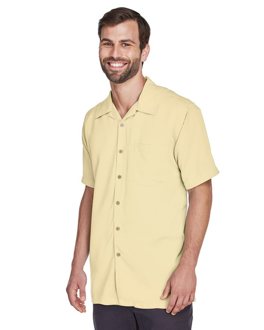 Harriton M570 - Camisa de Campamento Bahama Cord