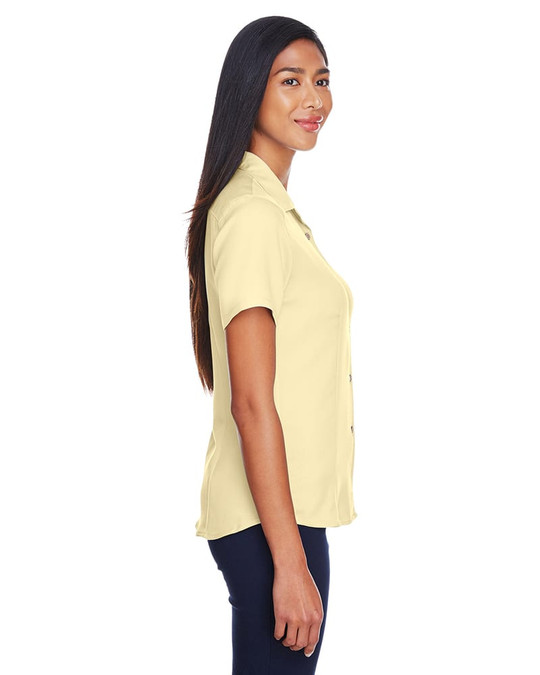 Harriton M570W - Camisa de Campamento de Cuerda Bahama para Damas