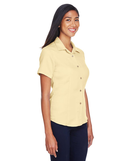 Harriton M570W - Camisa de Campamento de Cuerda Bahama para Damas