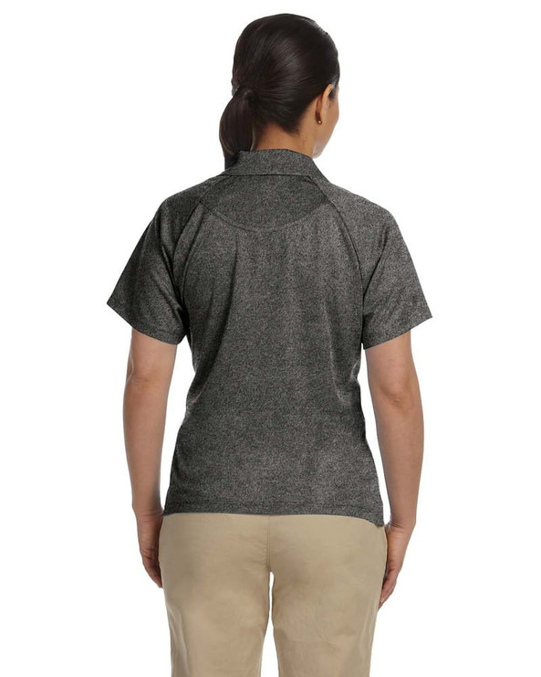 Harriton M374W - Ladies 3.8 oz. Polytech Mesh Insert Polo