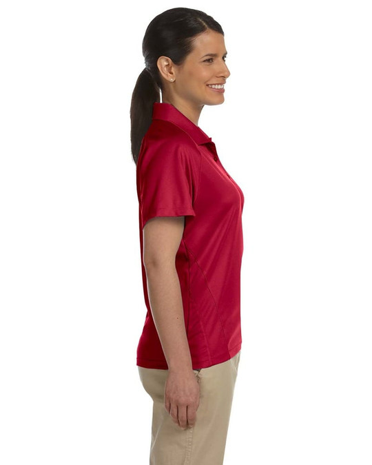 Harriton M374W - Polo con inserto de malla Polytech de 3.8 oz. para damas