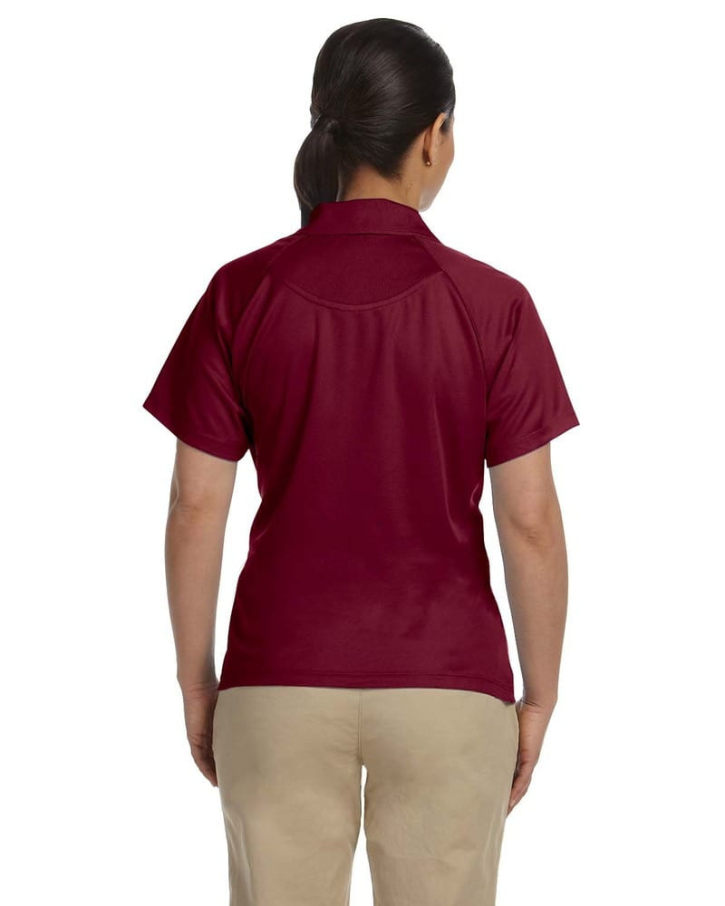 Harriton M374W - Ladies 3.8 oz. Polytech Mesh Insert Polo