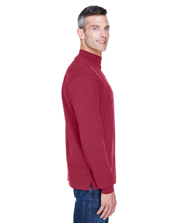 Devon & Jones D420 - Sueded Cotton Jersey Mock Turtleneck