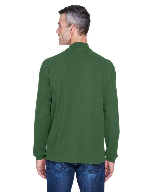 Devon & Jones D420 - Sueded Cotton Jersey Mock Turtleneck
