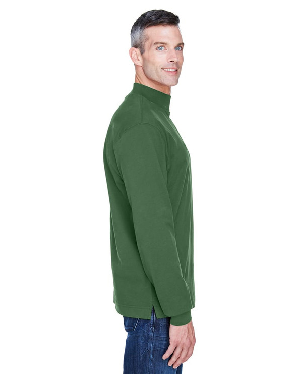 Devon & Jones D420 - Sueded Cotton Jersey Mock Turtleneck