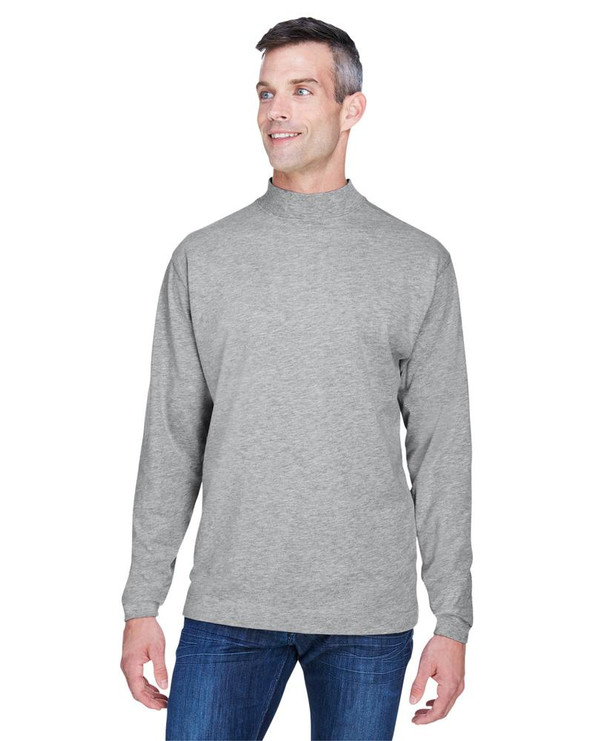 Devon & Jones D420 - Sueded Cotton Jersey Mock Turtleneck