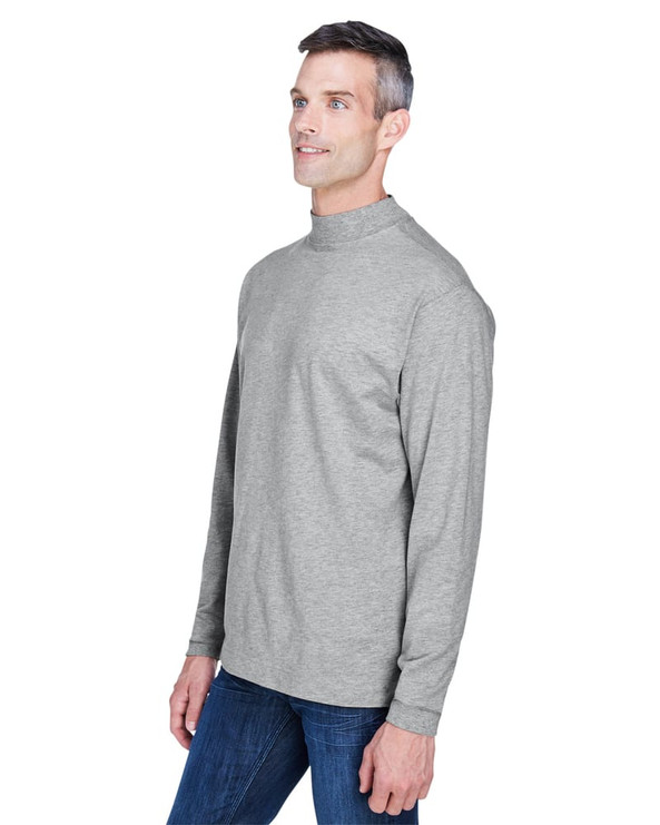 Devon & Jones D420 - Sueded Cotton Jersey Mock Turtleneck