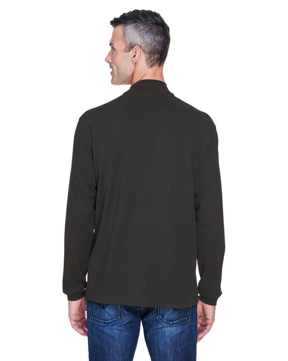 Devon & Jones D420 - Sueded Cotton Jersey Mock Turtleneck