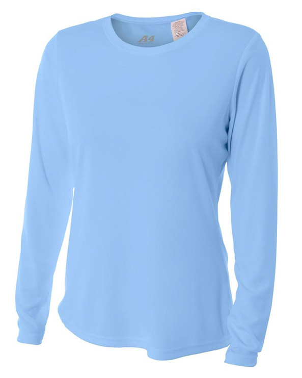 A4 NW3002 - Ladies Long Sleeve Cooling Performance Crew Shirt