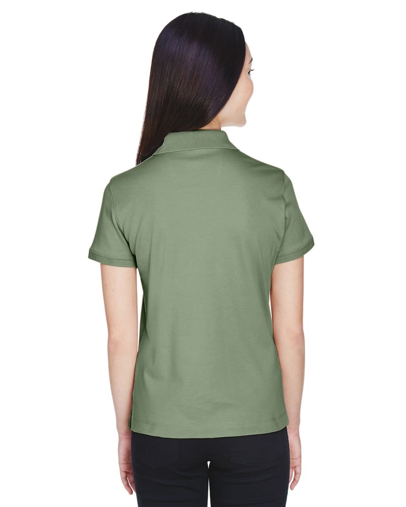 Devon & Jones D140SW - Polo Interlock Perfecto de Pima Sólido para Damas
