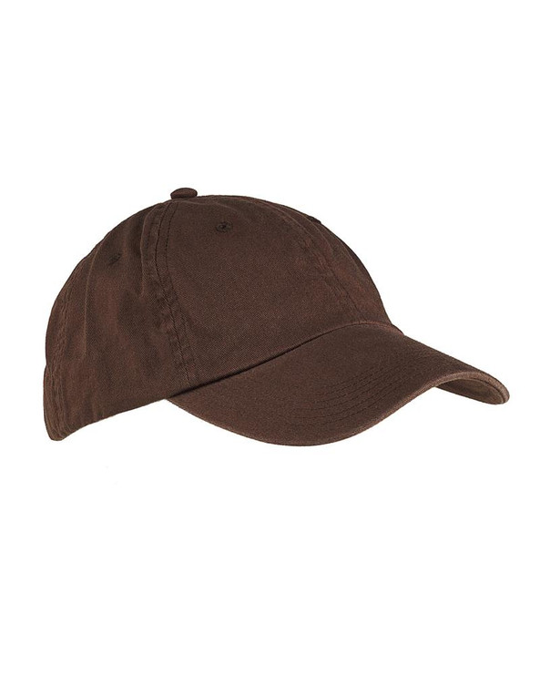 Big Accessories BX005 - 6-Panel Washed Twill Low-Profile Cap
