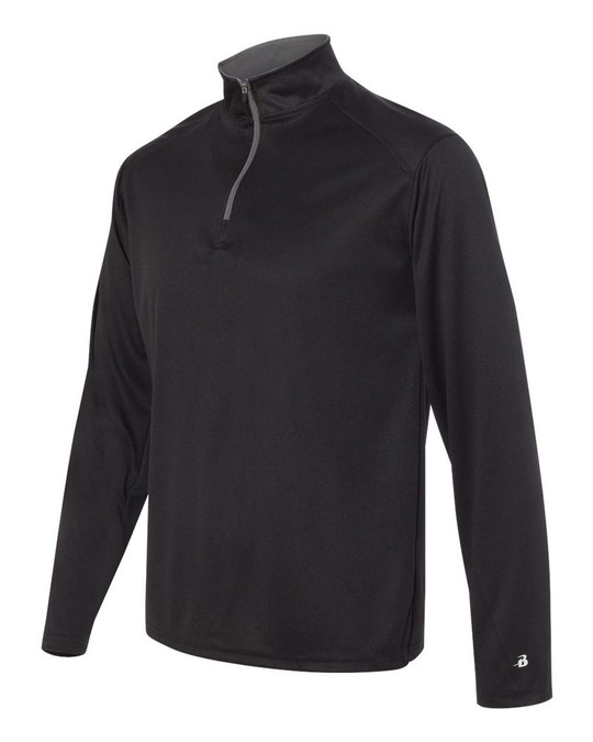 Badger 4102 - Pullover B-Core cierre tres cuartos